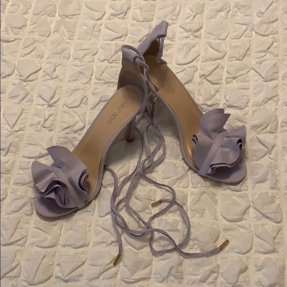 BRAND NEW Asos purple lace up heels